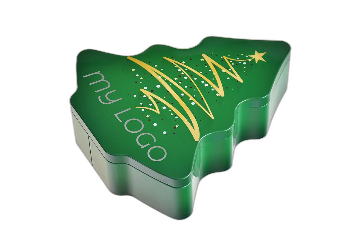 Christmas Tree Tin Case