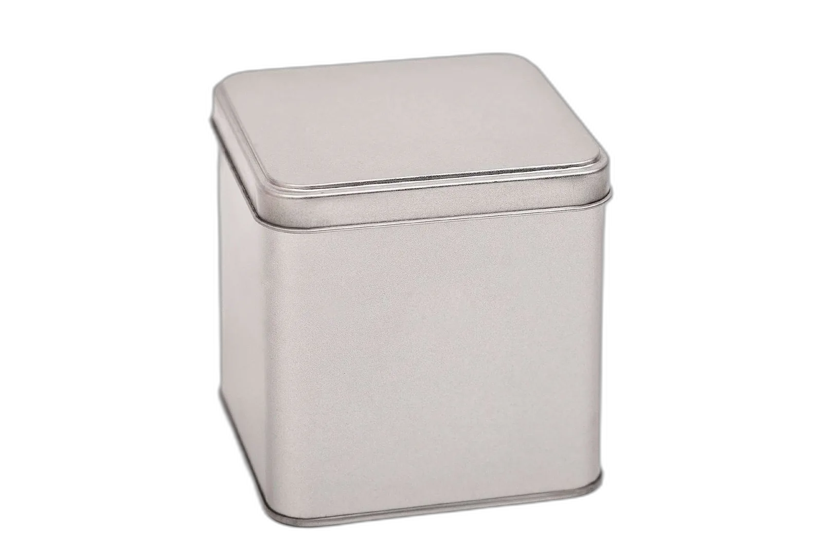 cube tin box - storage tin