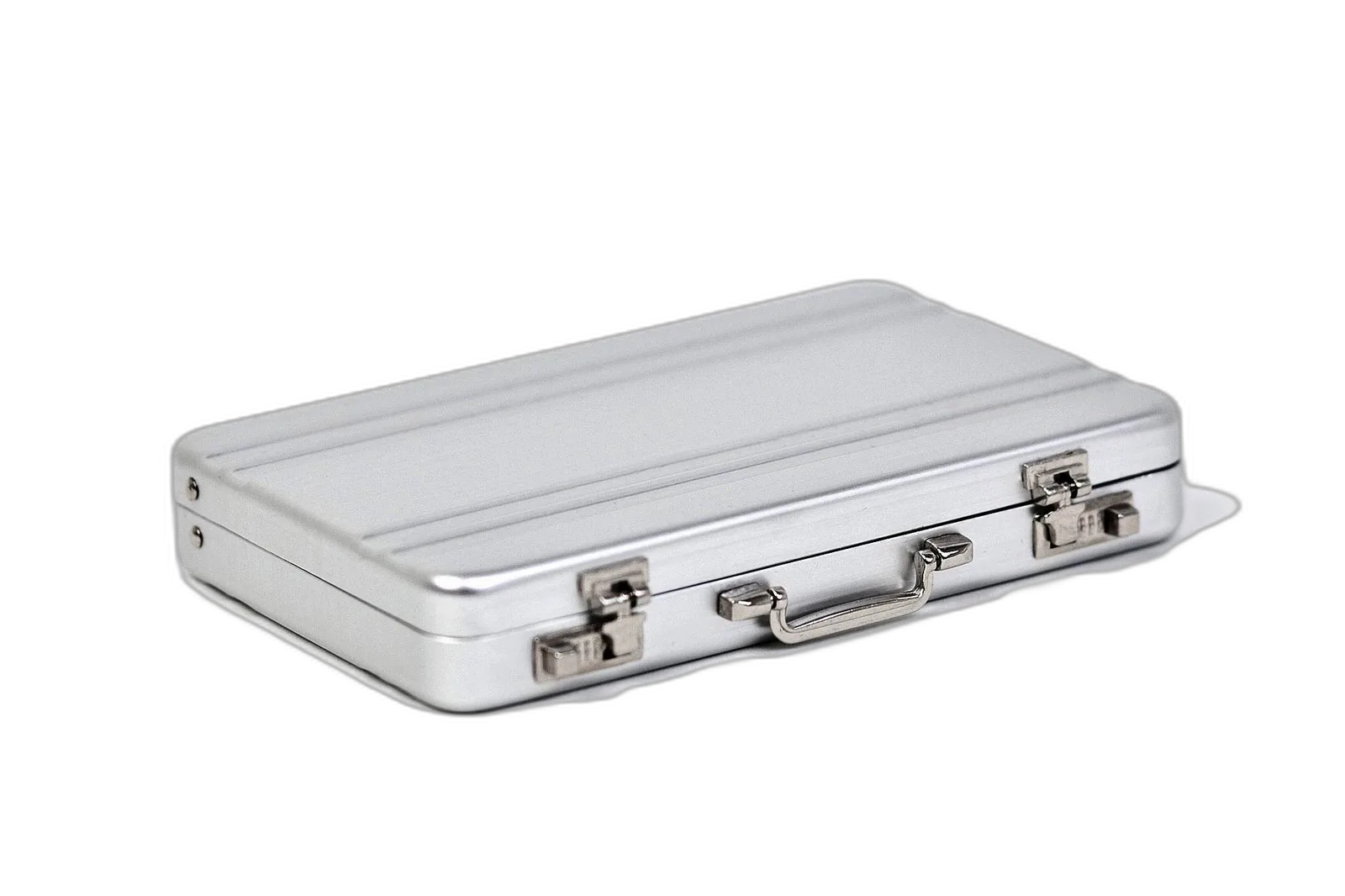 Mini aluminium suitcase for business card