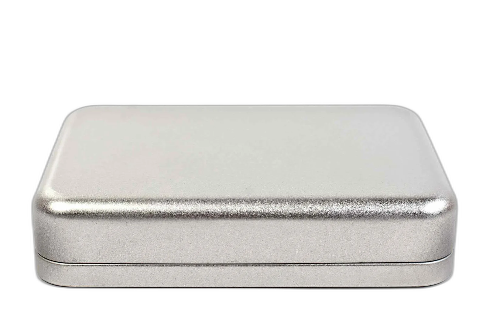 Rectangular tin case