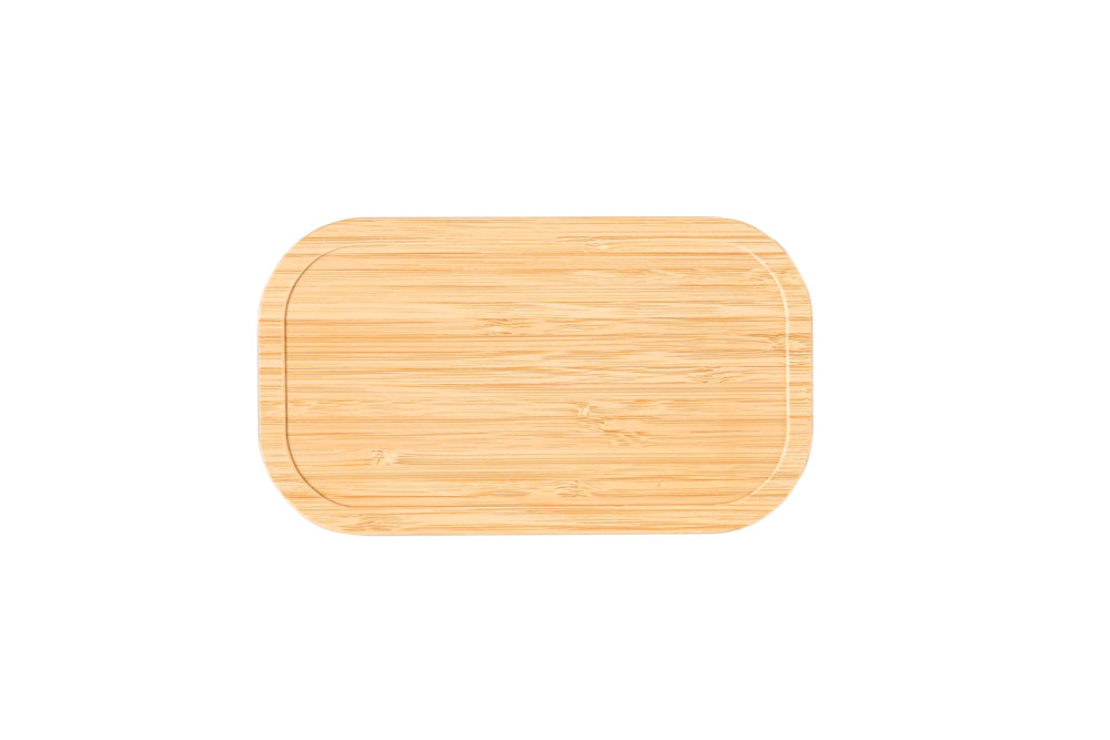 Bamboo lid with smooth surface and fine wood grain – high-quality replacement lid for lunch box