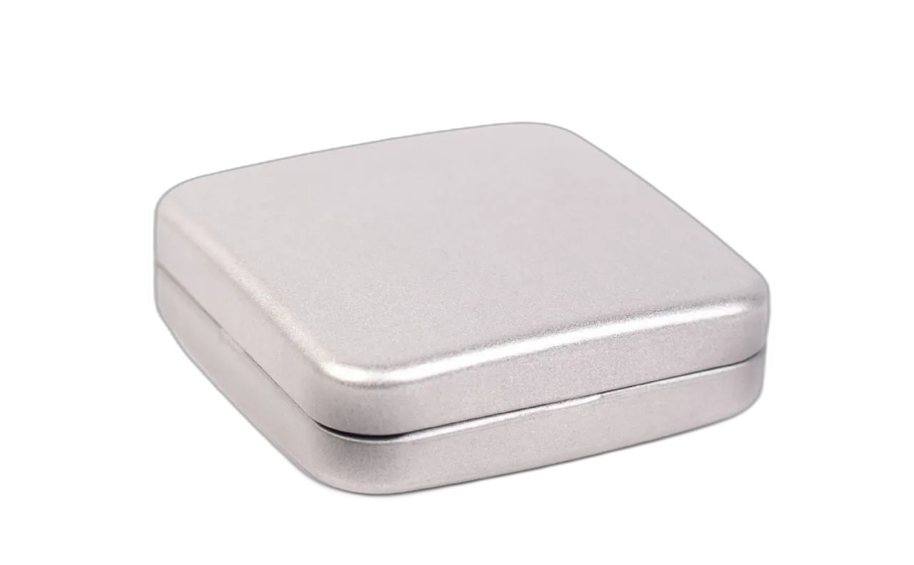 square tin box - condom case