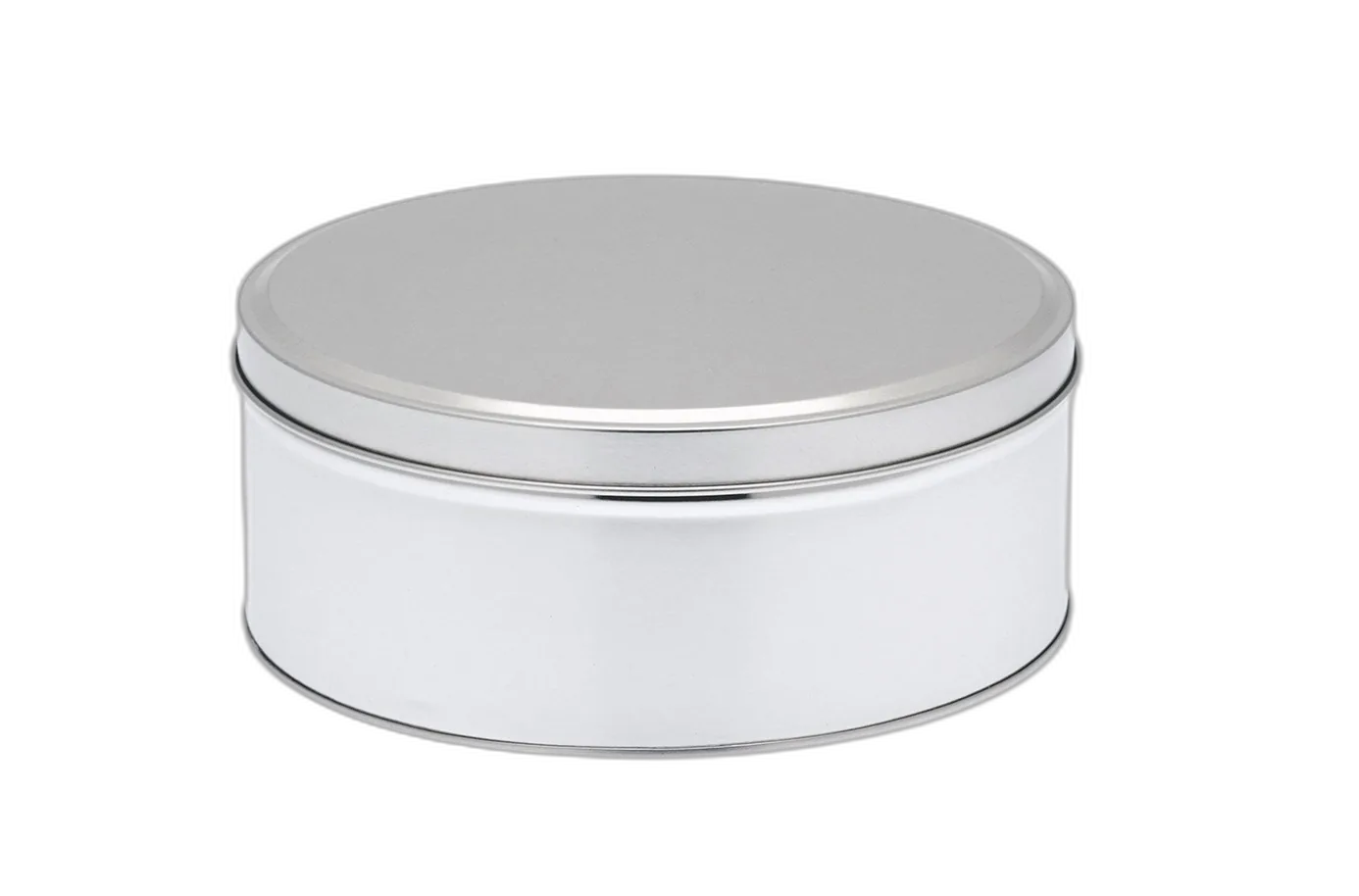 Round tin box