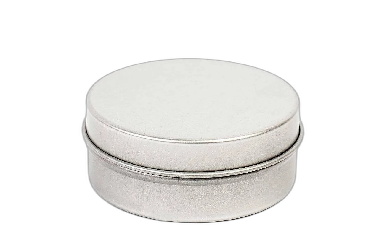 Round tin box