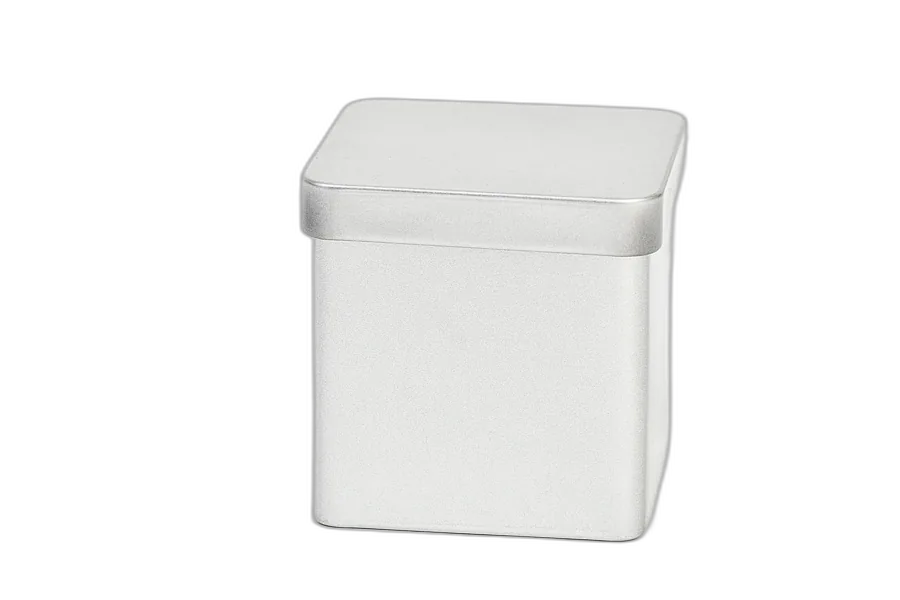 square tin box