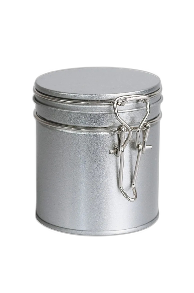 coffee tin, round