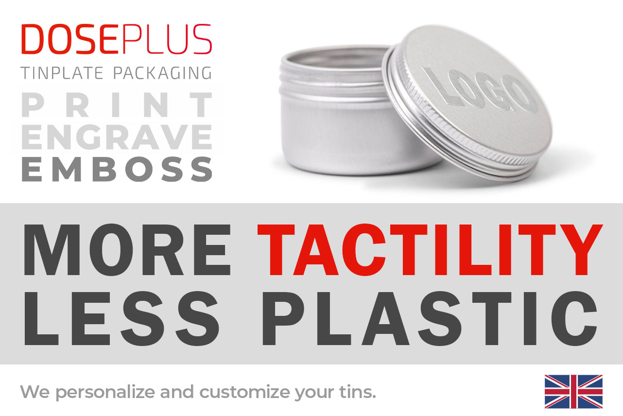 Customize your metal tin to your specifications – a stylish and functional packaging solution with options like engraving, printing, or embossing.