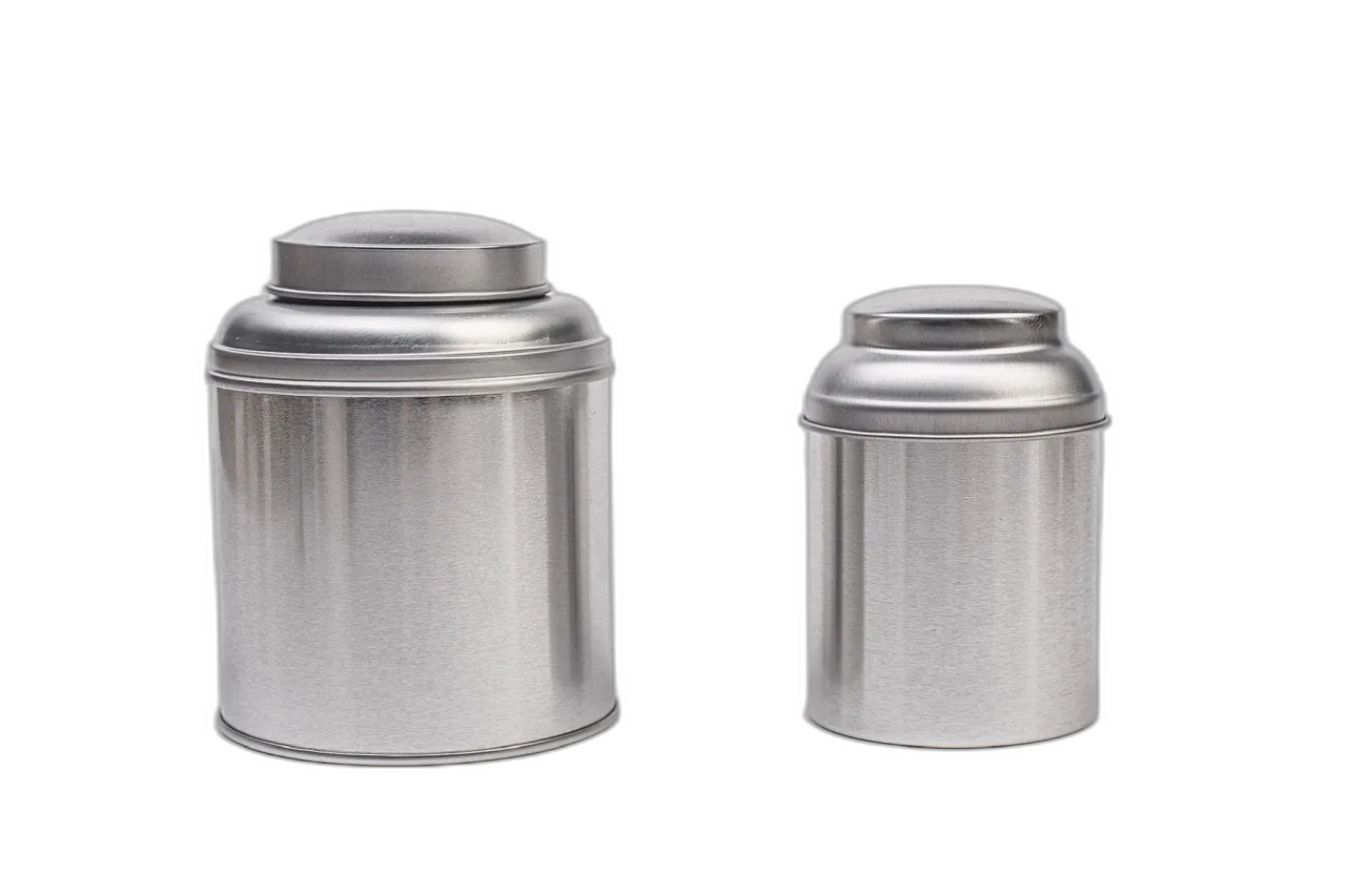 Tea tin boxes with aroma-proof lid