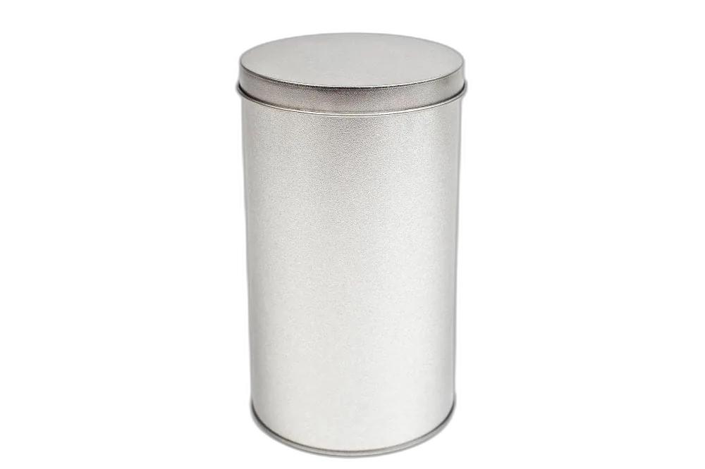 Round tin box